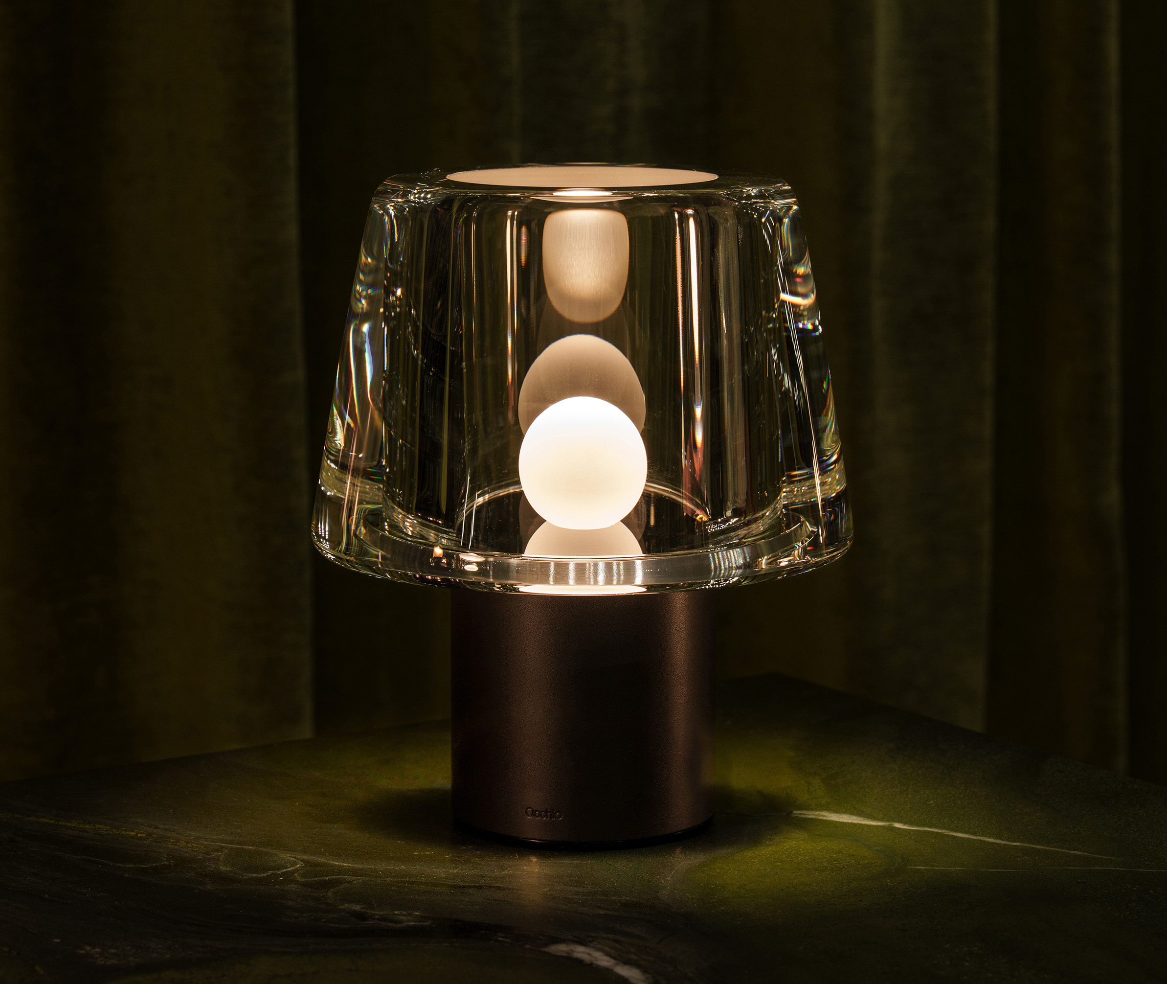 Occhio Era Tischleuchte aus Glas