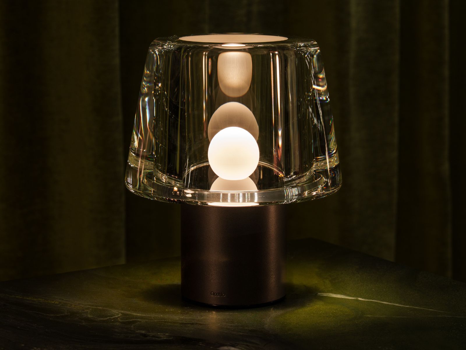 Occhio Era Tischleuchte aus Glas