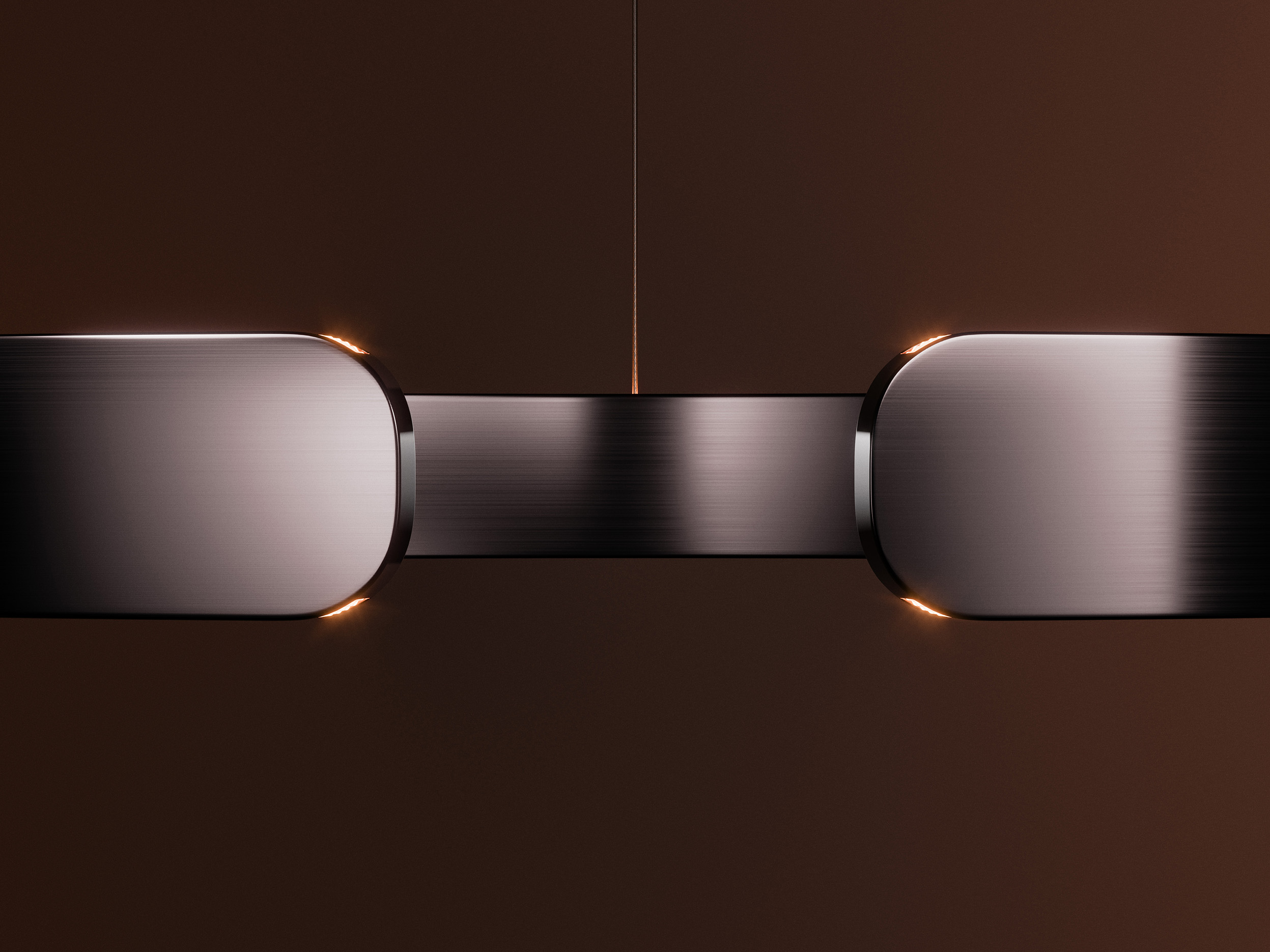 Occhio Mito sospeso pendant luminaire close up cut phantom