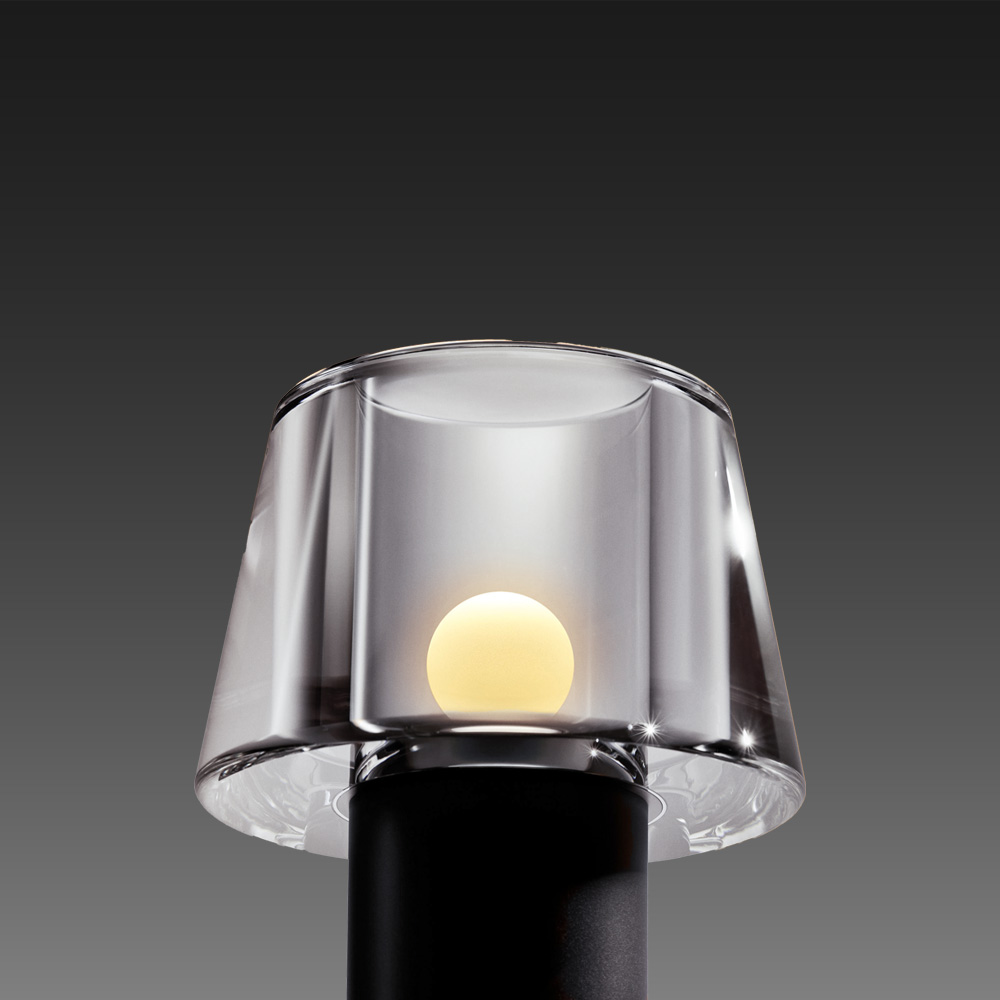 Occhio Era Design cordless lumonaire battery light glas