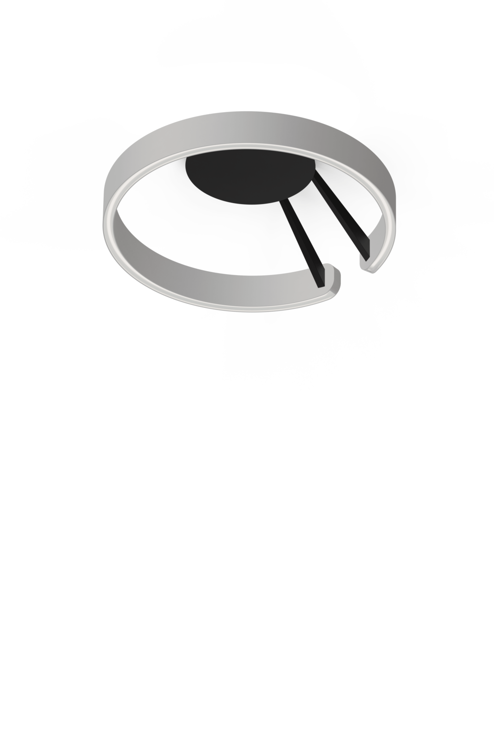 Mito aura wall 40 matt silver