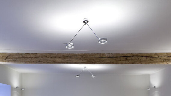 Deckenleuchte Sento soffitto due chrom 