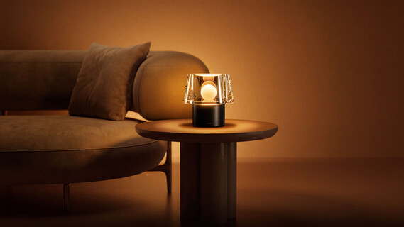 Occhio Era Design cordless lumonaire battery light glas