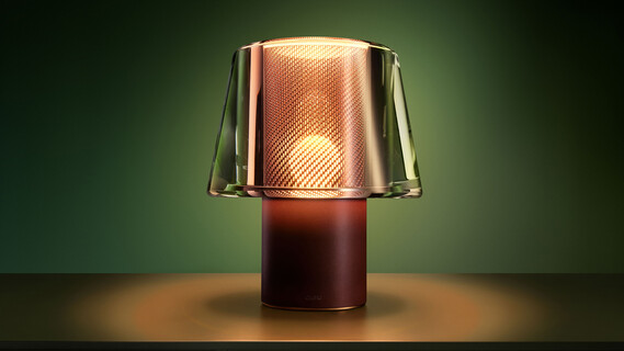 Occhio Era lussa Design cordless lumonaire battery light glas mesh