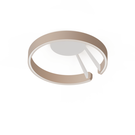 Occhio Leuchte in matt gold matt white