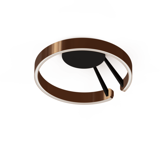 Occhio Leuchte in rose gold