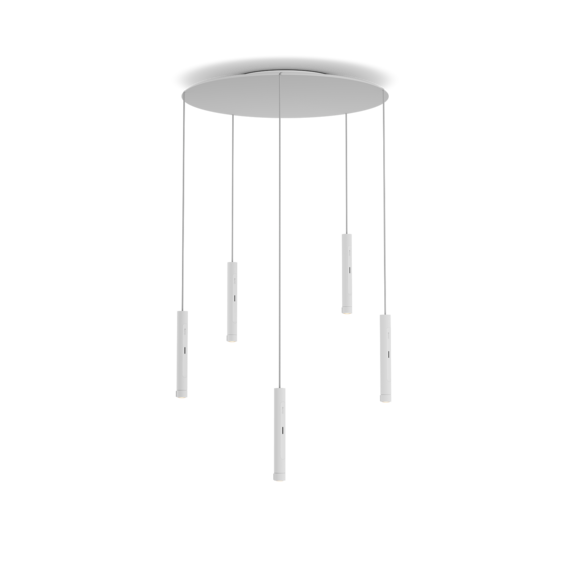 Luminaire in matt white