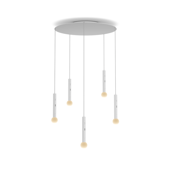 Luminaire in matt white