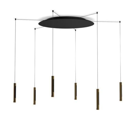 Luminaire in gold
