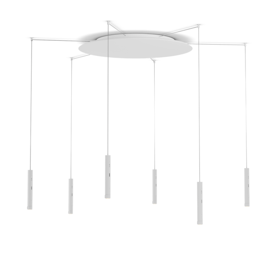Luminaire in matt white