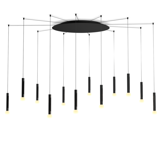 Luminaire in black phantom