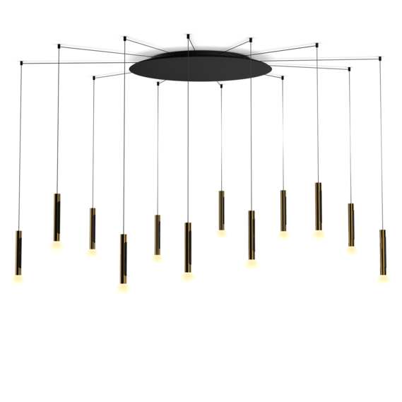 Luminaire in gold