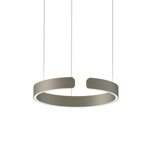 Luminaire in argento intenso