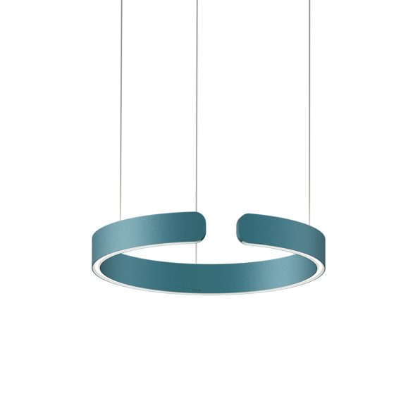 Luminaire in blu vivace