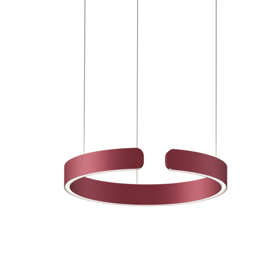 Luminaire in rosso intenso