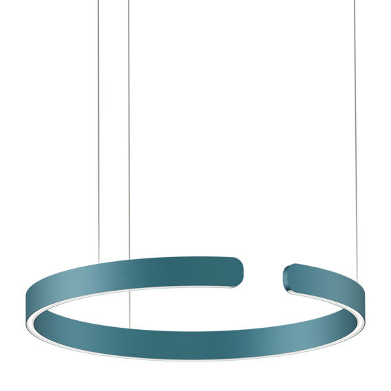 Luminaire in blu vivace