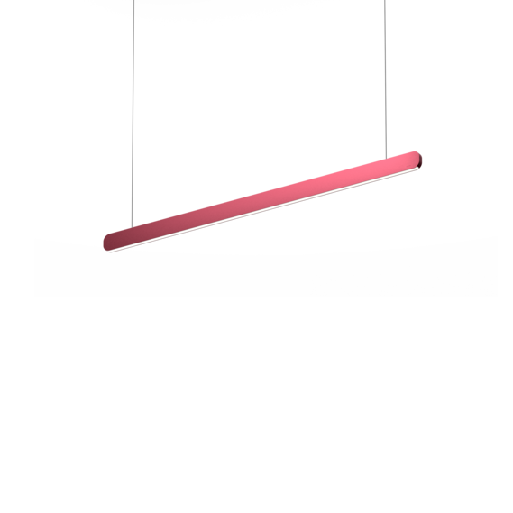 Luminaire in rosso intenso