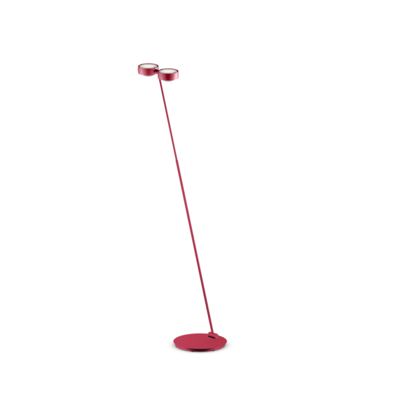 Luminaire in rosso intenso