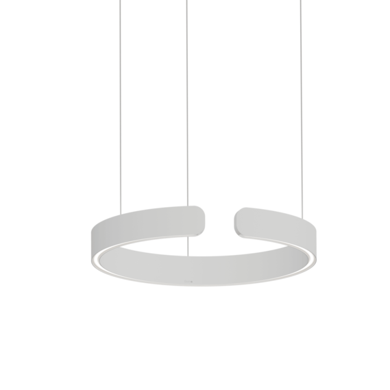 Luminaire in matt white