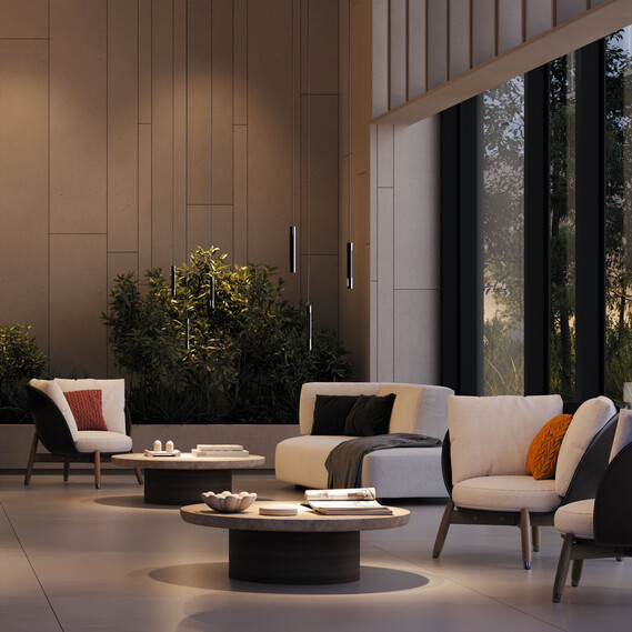 Coro sospeso CGI Lobby
