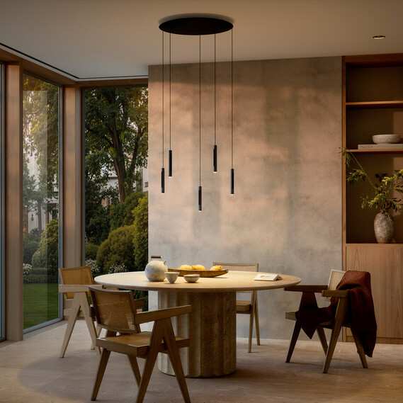 Occhio coro sospeso cloud 5 in dining room situation