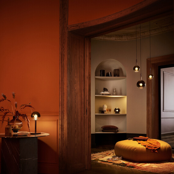 Occhio Luna sogno Luna sospeso cloud 3 in living room situation
