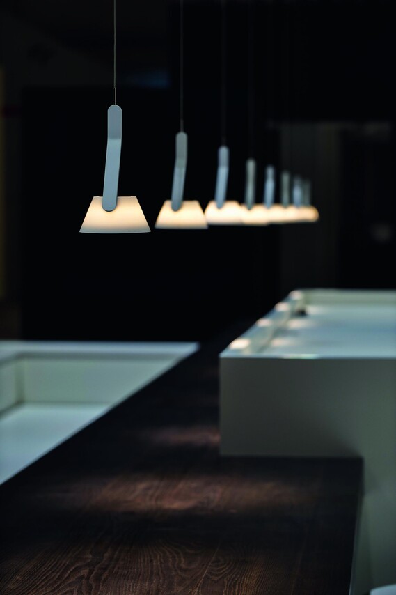 Pendelleuchte lei sospeso chrom matt