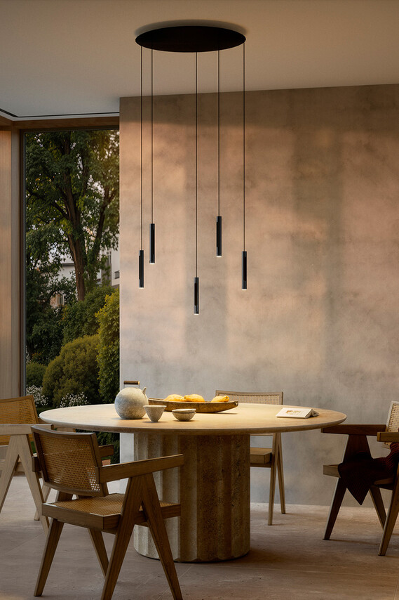 Occhio coro sospeso cloud 5 in dining room situation