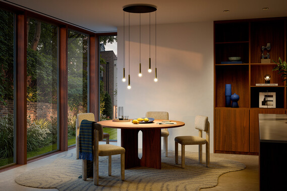 Occhio Coro moon sospeso cloud 5 bronze Pendelleuchte