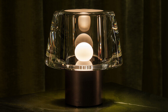 Occhio Era Tischleuchte aus Glas