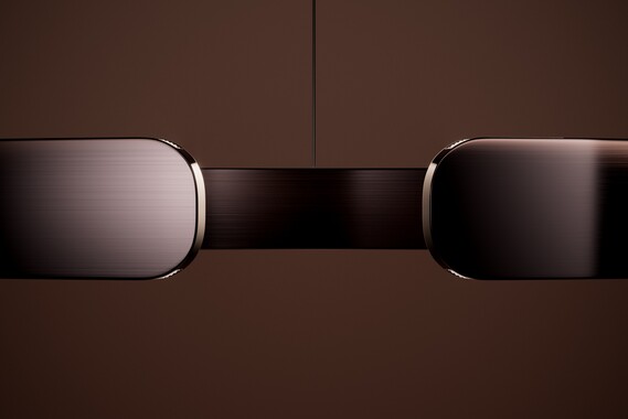 Occhio Mito sospeso pendant luminaire close up cut phantom