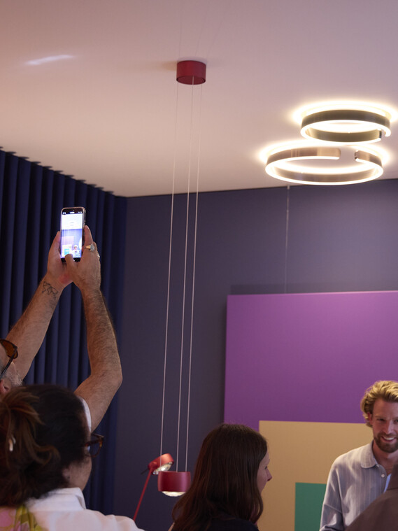 People at Occhio Showroom Copenhagen for 3daysofdesign
