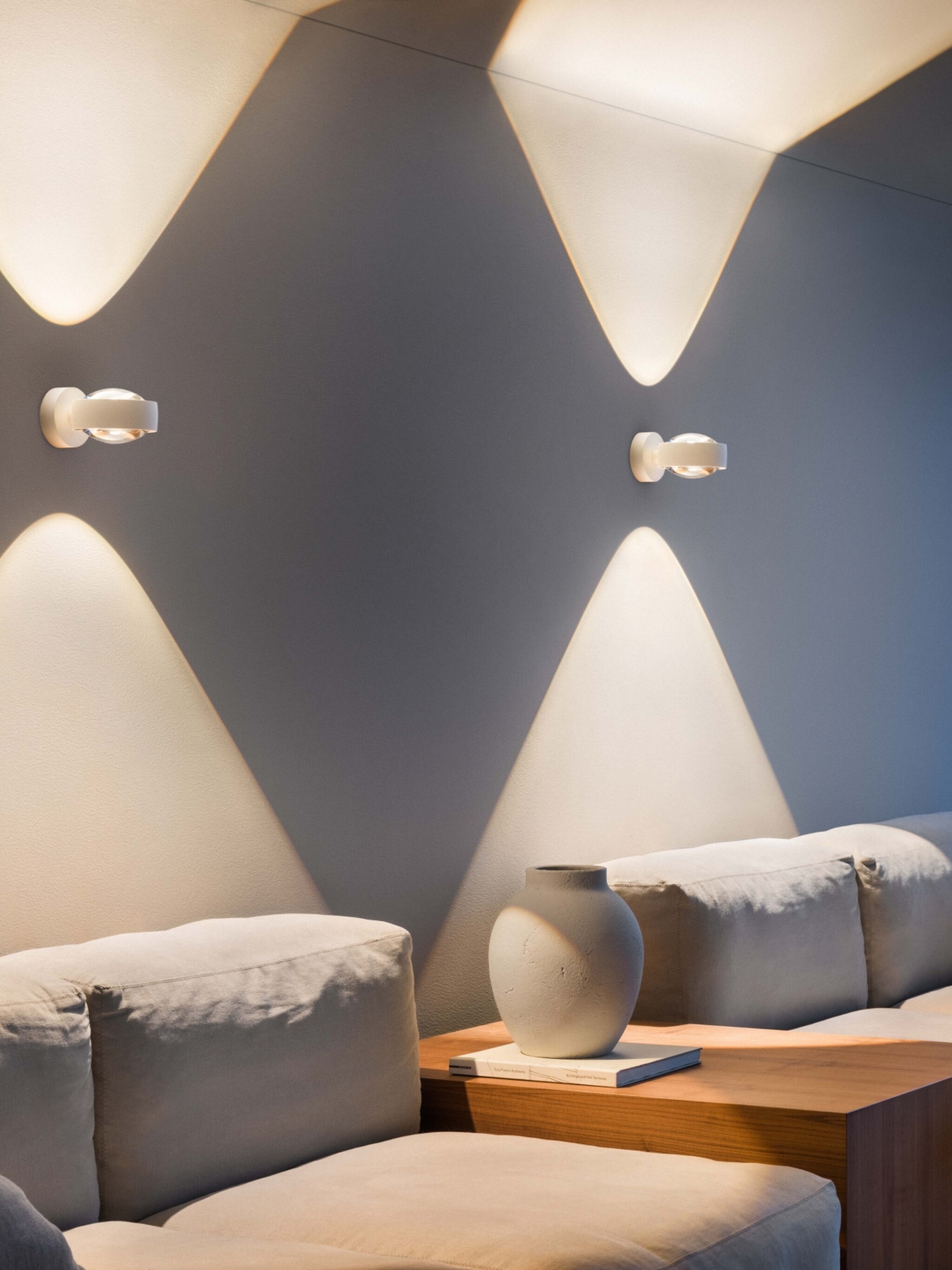 Sento verticale wall luminaire in Stockholm home