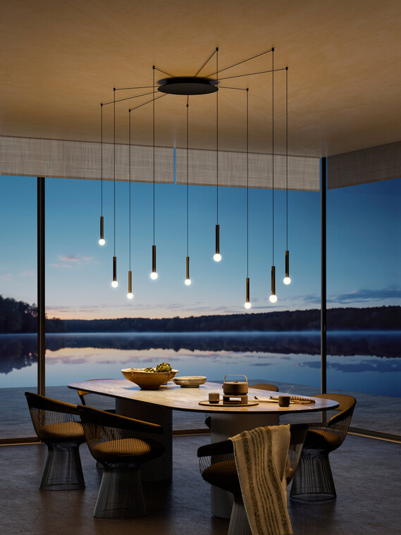 Coro moon spider CGI Esstisch