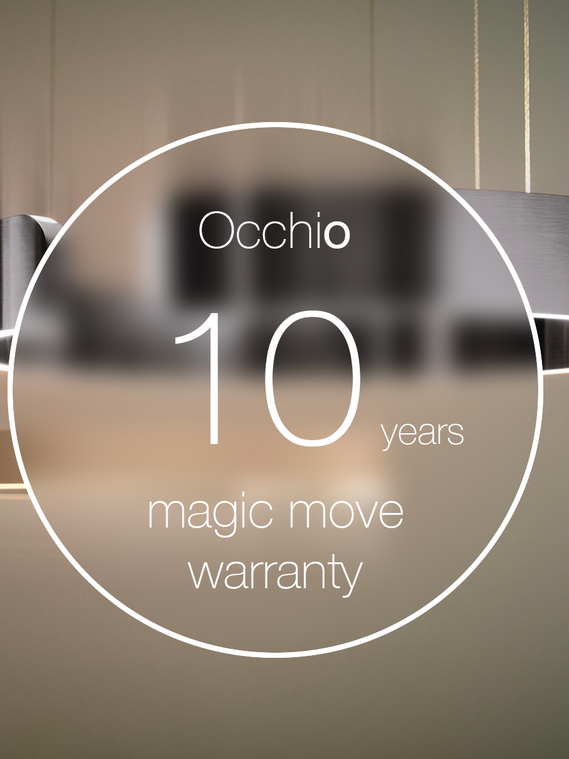 Occhio motor lifetime warranty