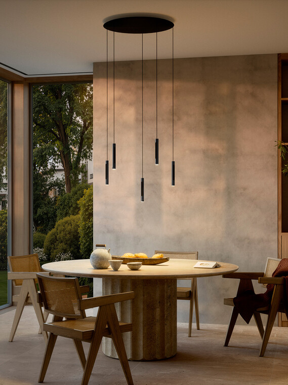 Occhio coro sospeso cloud 5 in dining room situation