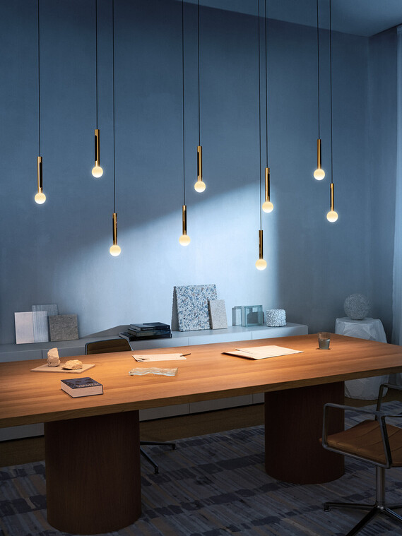 Occhio coro moon sospeso spider 9 Pendelleuchte