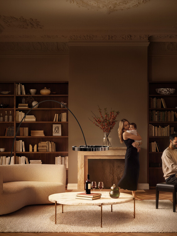 Home of light Pianozimmer Mito largo dark chrome