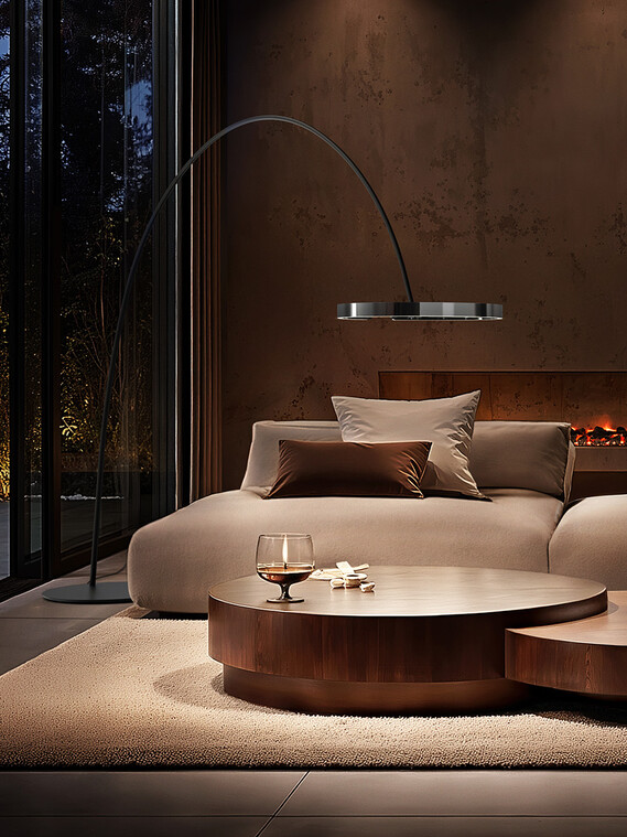 Occhio Mito largo in living room situation