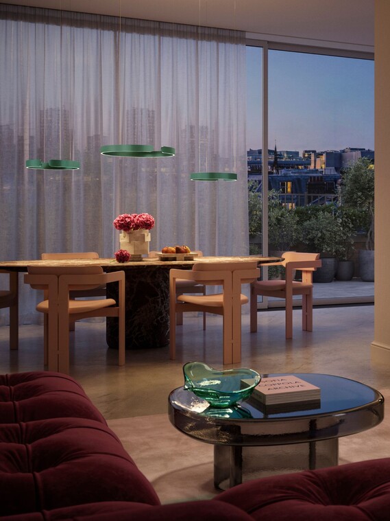 Colors CGI Content Wohnzimmer Eclectic Style