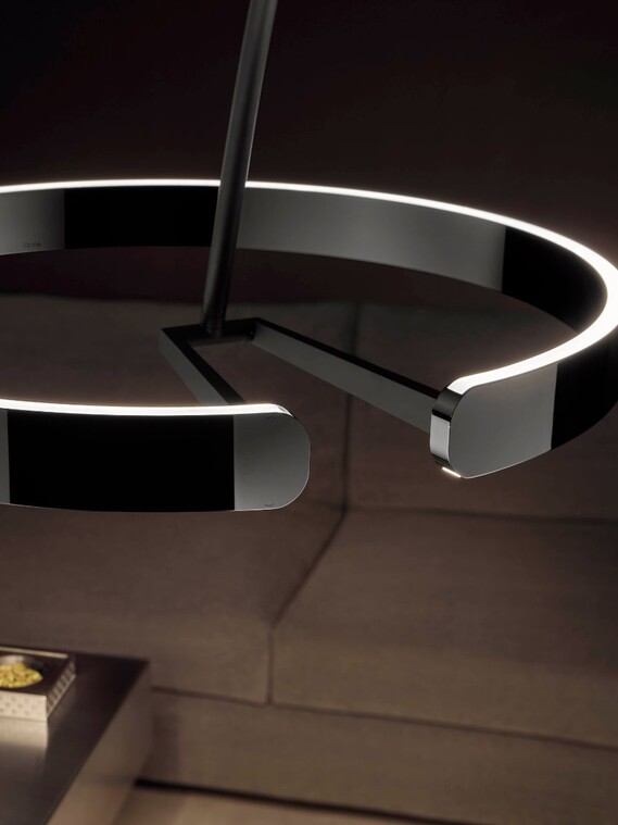 Mito largo head dark chrome