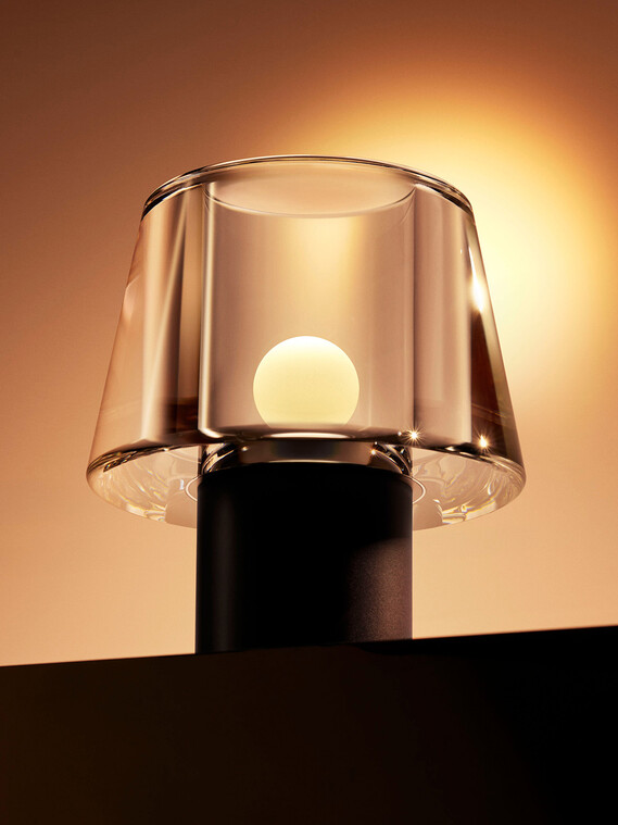 Occhio Era Design cordless lumonaire battery light glas