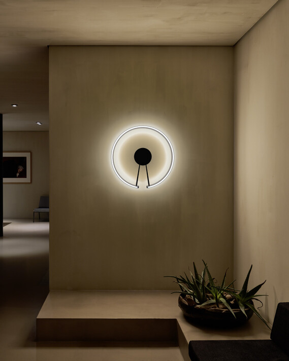 Mito aura lusso wall Wall luminaire 40 cm 60 cm Occhio