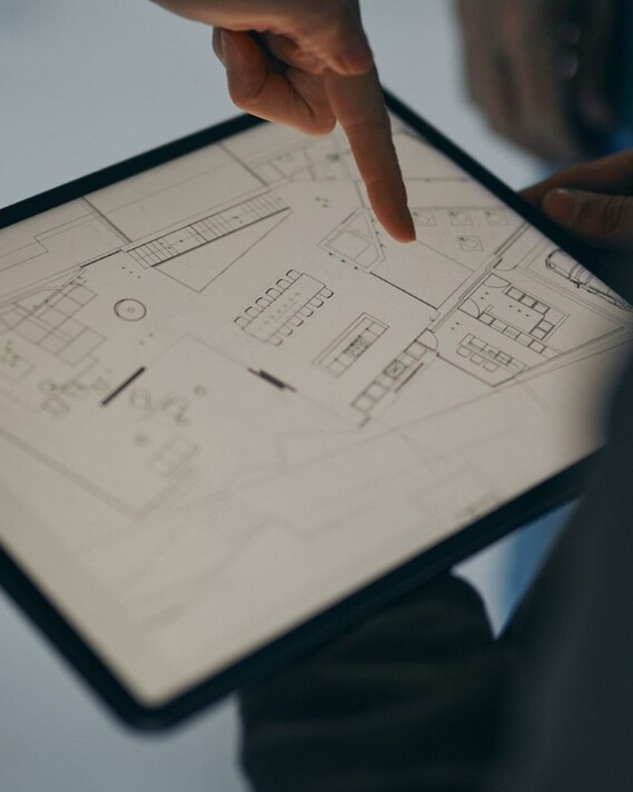 Ipad Planung Innenarchitektur