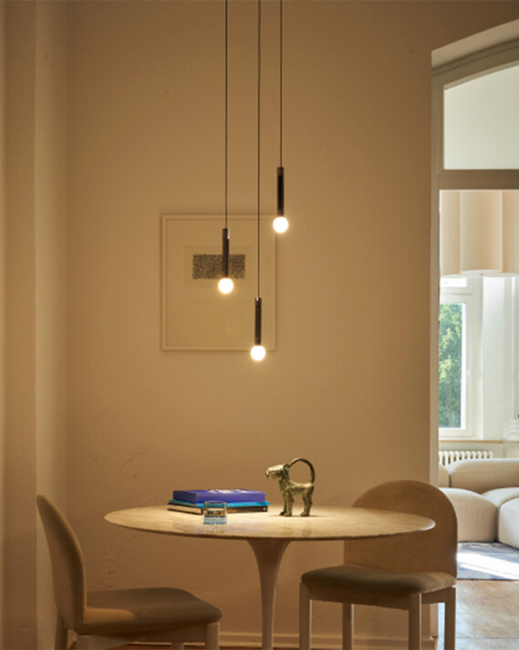 Occhio coro moon sospeso illumination small round table