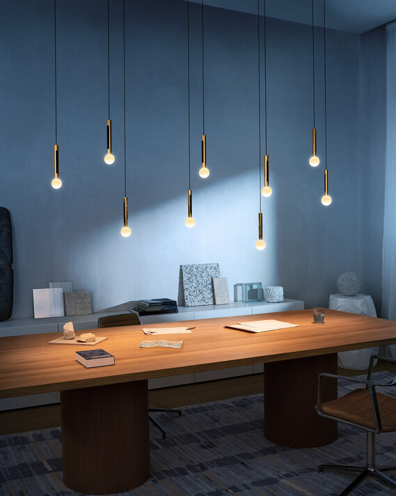 Occhio coro moon sospeso spider 9 Pendelleuchte