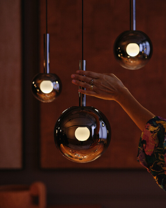 Occhio Luna sospeso Pendelleuchten mit hand