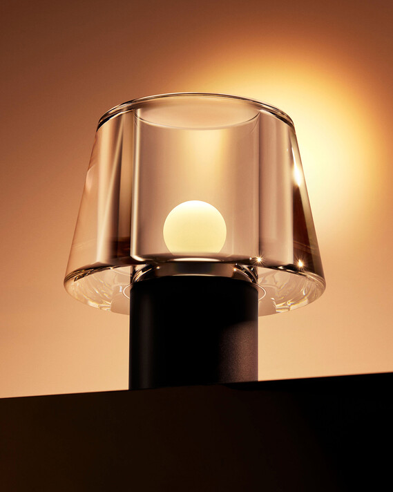 Occhio Era Design cordless lumonaire battery light glas