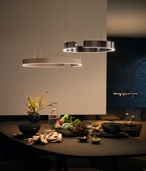 Lampadario a sospensione a 1 luce led - Volo Design