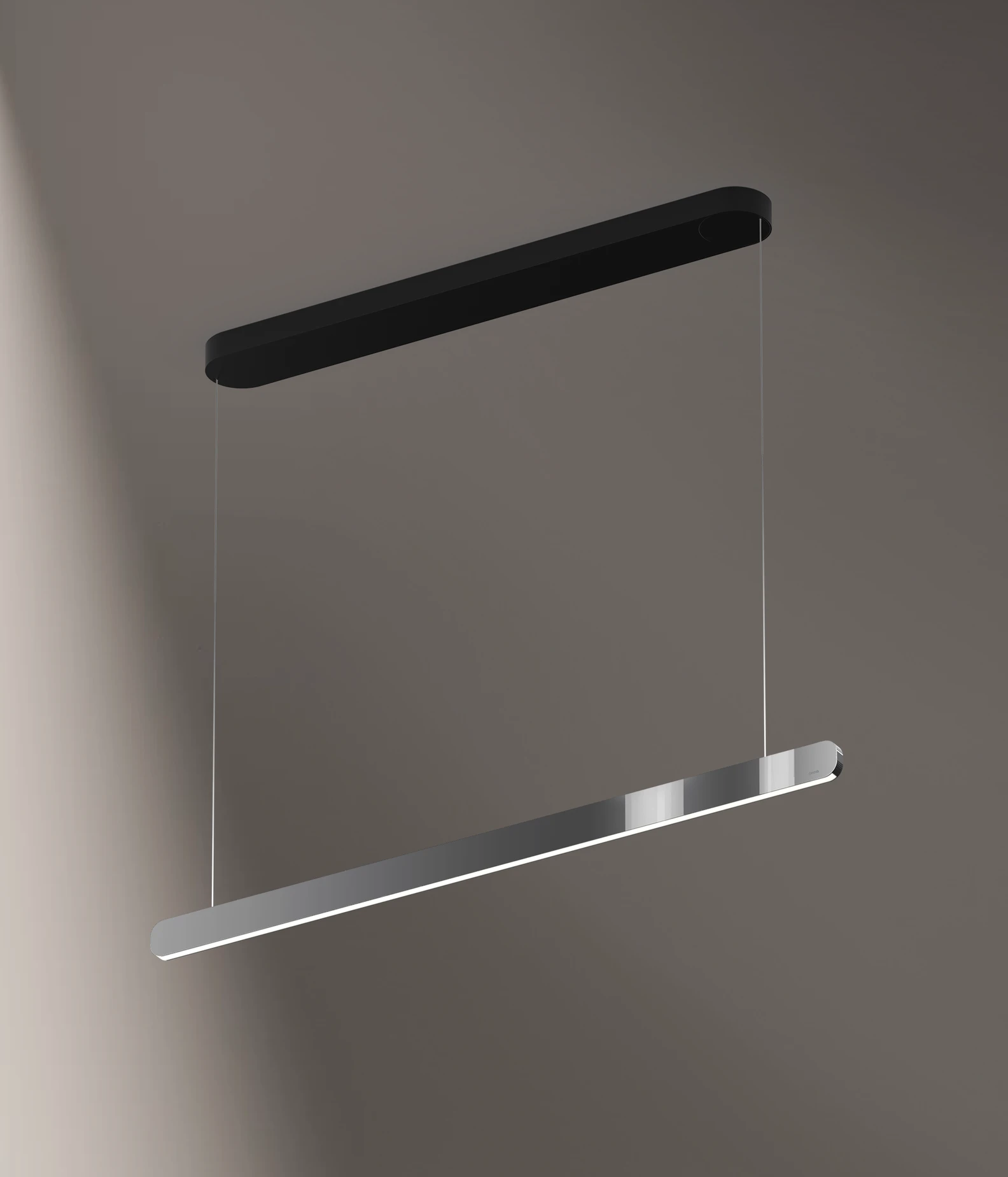 Occhio Mito volo dark chrome pendant luminaire